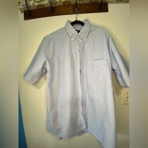 NWOT Red Kap Men's Executive Oxford Dress Shirt - Short Sleeve - Light Blue